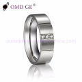 Fancy 6mm Brushed Tungsten Mens Wedding Bands